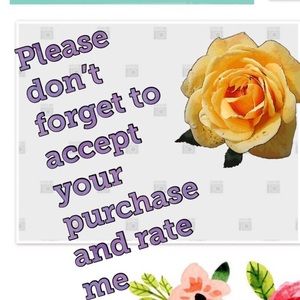 🎉Please remember to accept your purchase🙏🏼